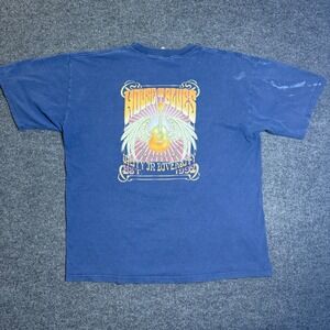 House of Blues T-Shirt Mens XL Blue Las Vegas Graphic Unity in Diversity Tee